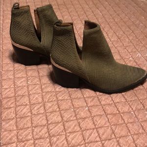 Jeffrey Campbell booties worn once
